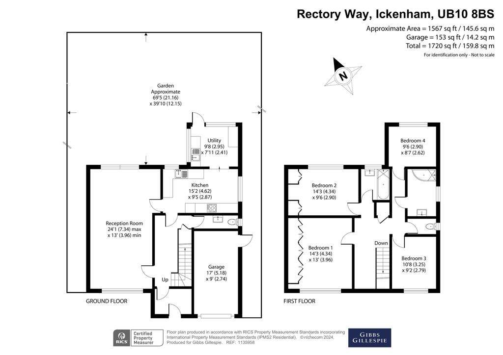 4 bedroom detached house for sale - floorplan