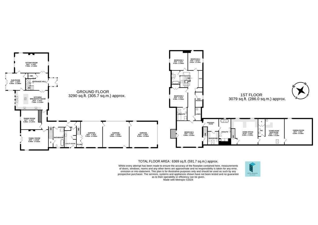 5 bedroom detached house for sale - floorplan