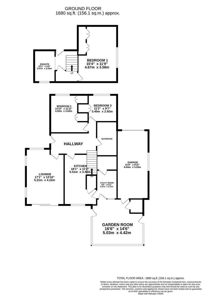 3 bedroom detached house for sale - floorplan