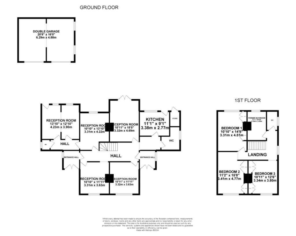 3 bedroom detached house for sale - floorplan