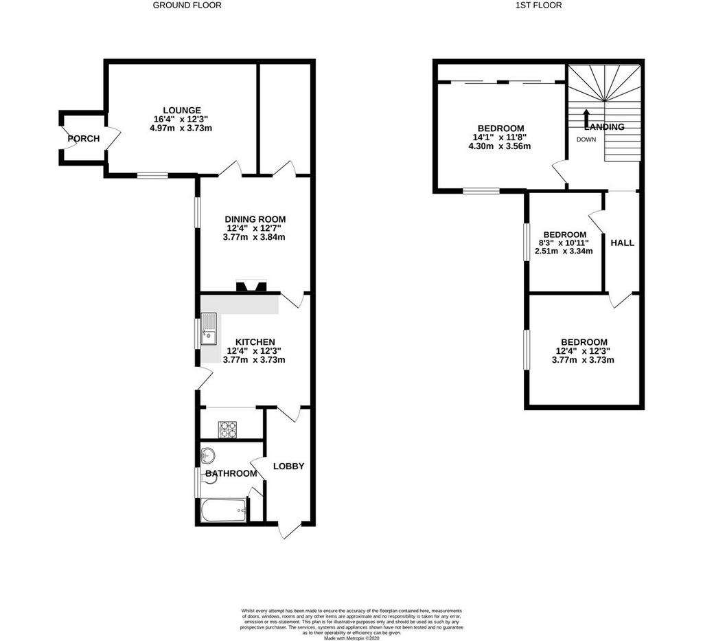 3 bedroom semi-detached house for sale - floorplan