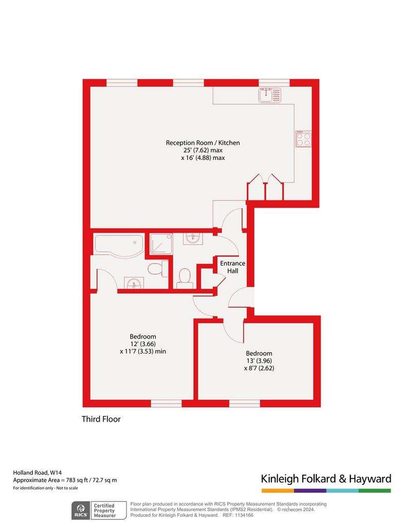 2 bedroom flat for sale - floorplan