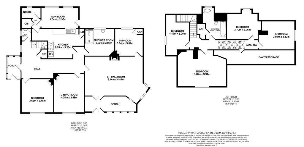 6 bedroom detached house for sale - floorplan