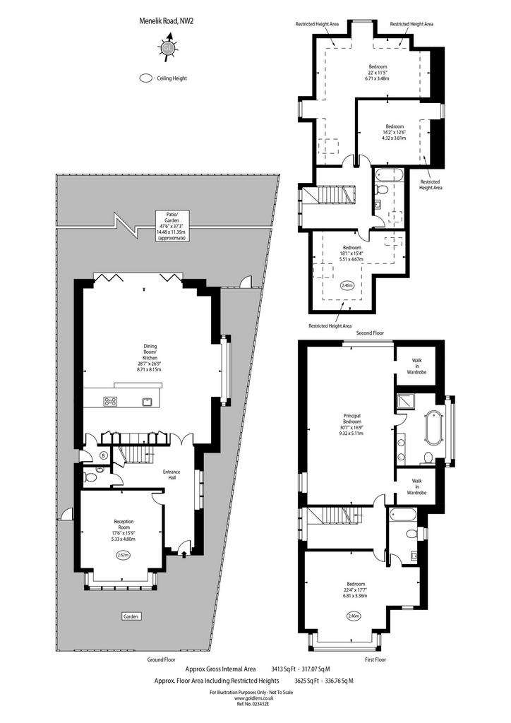 5 bedroom detached house for sale - floorplan