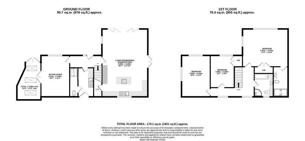 3 bedroom house for sale - floorplan