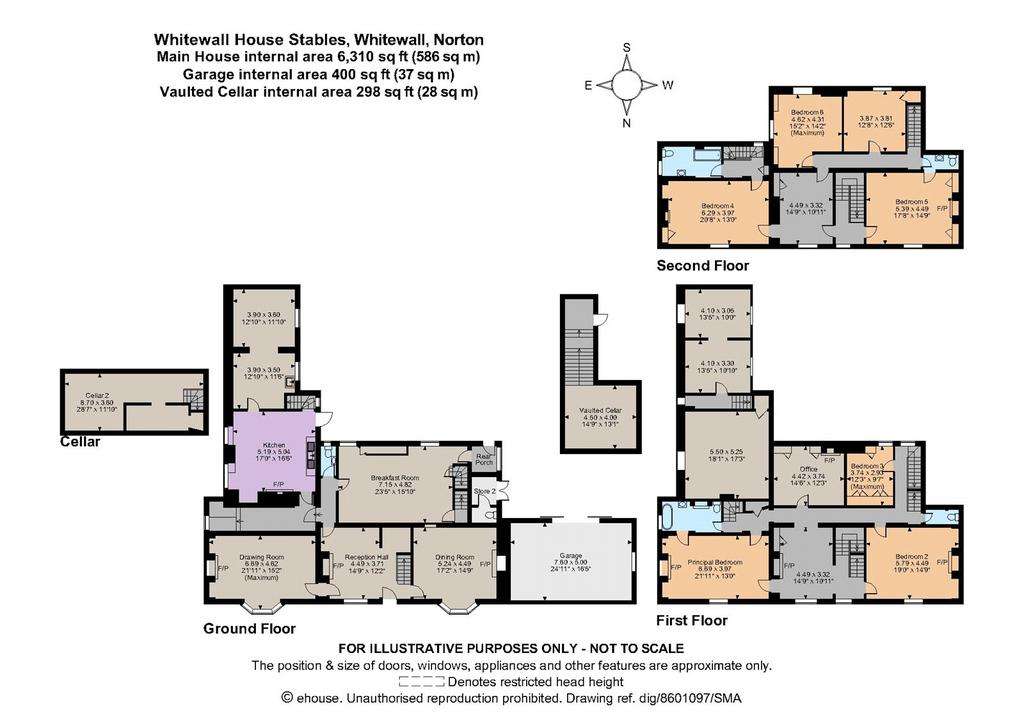 7 bedroom detached house for sale - floorplan