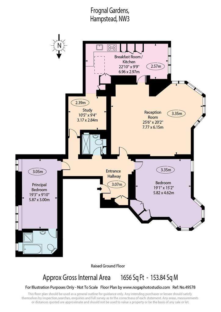 2 bedroom flat for sale - floorplan