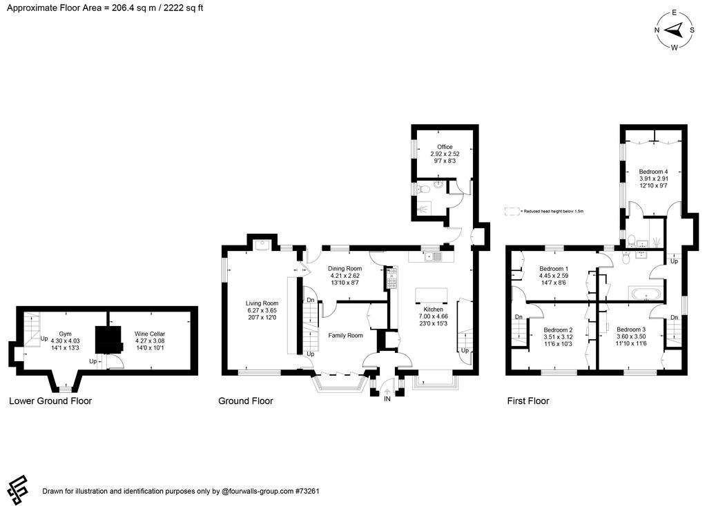 4 bedroom detached house for sale - floorplan