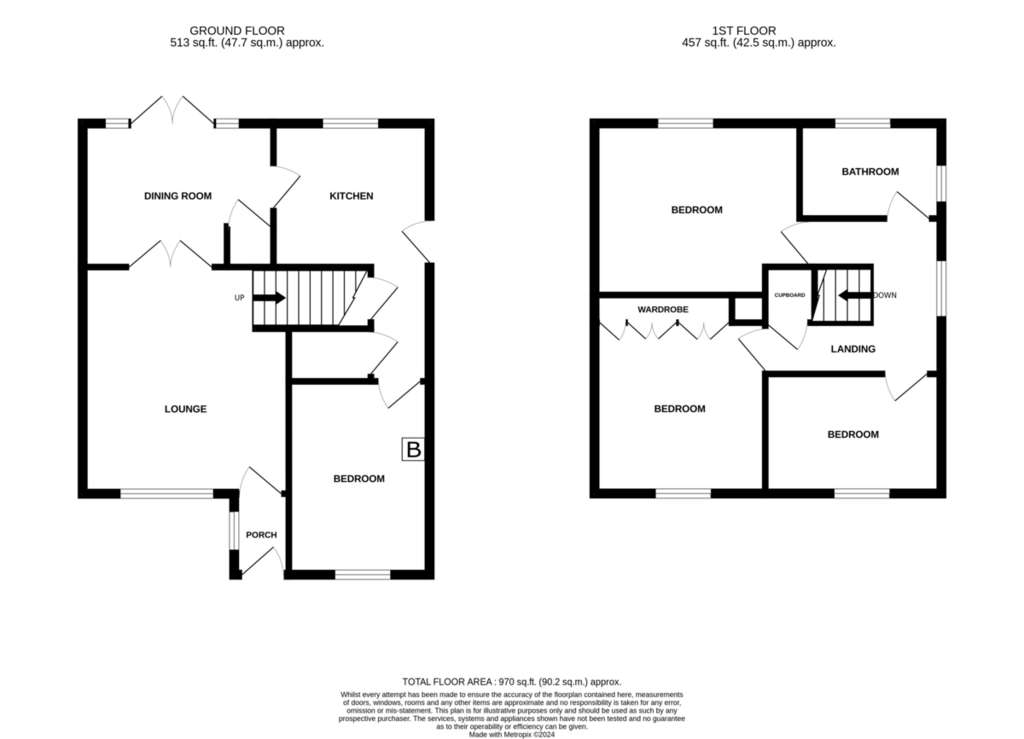 3 bedroom detached house for sale - floorplan