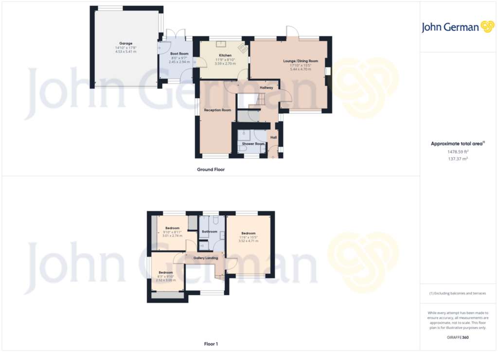 3 bedroom detached house for sale - floorplan