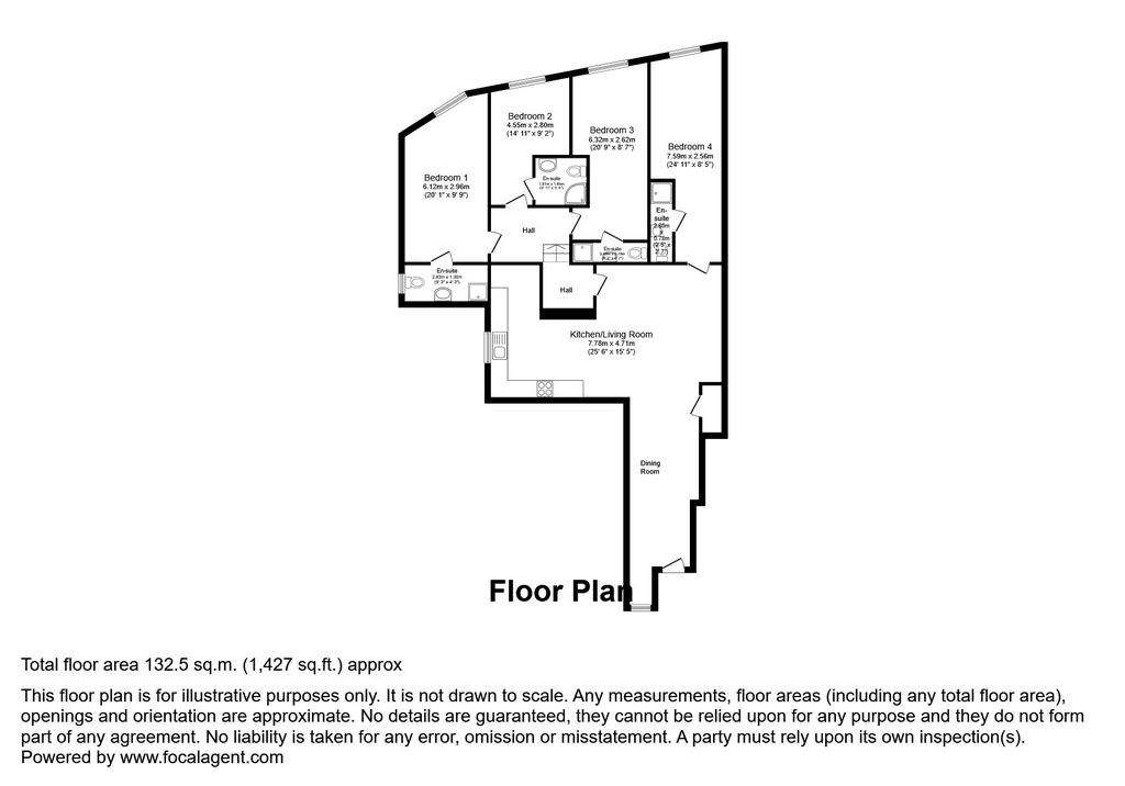 Room to rent - floorplan