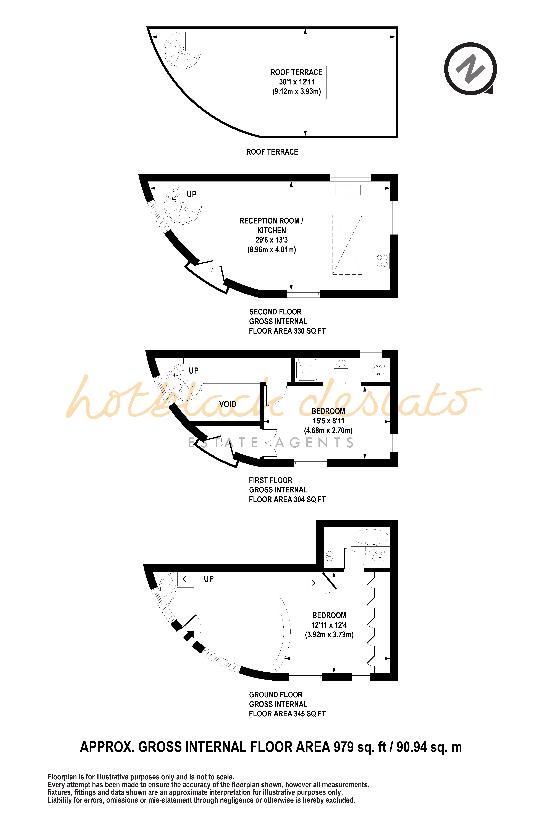 2 bedroom property for sale - floorplan