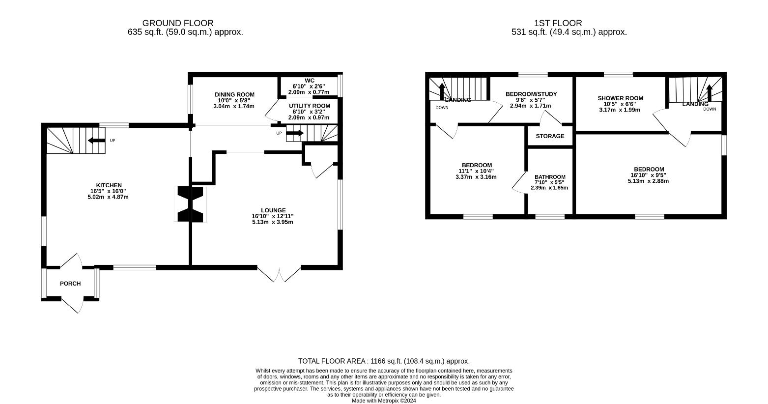 3 bedroom property for sale - floorplan