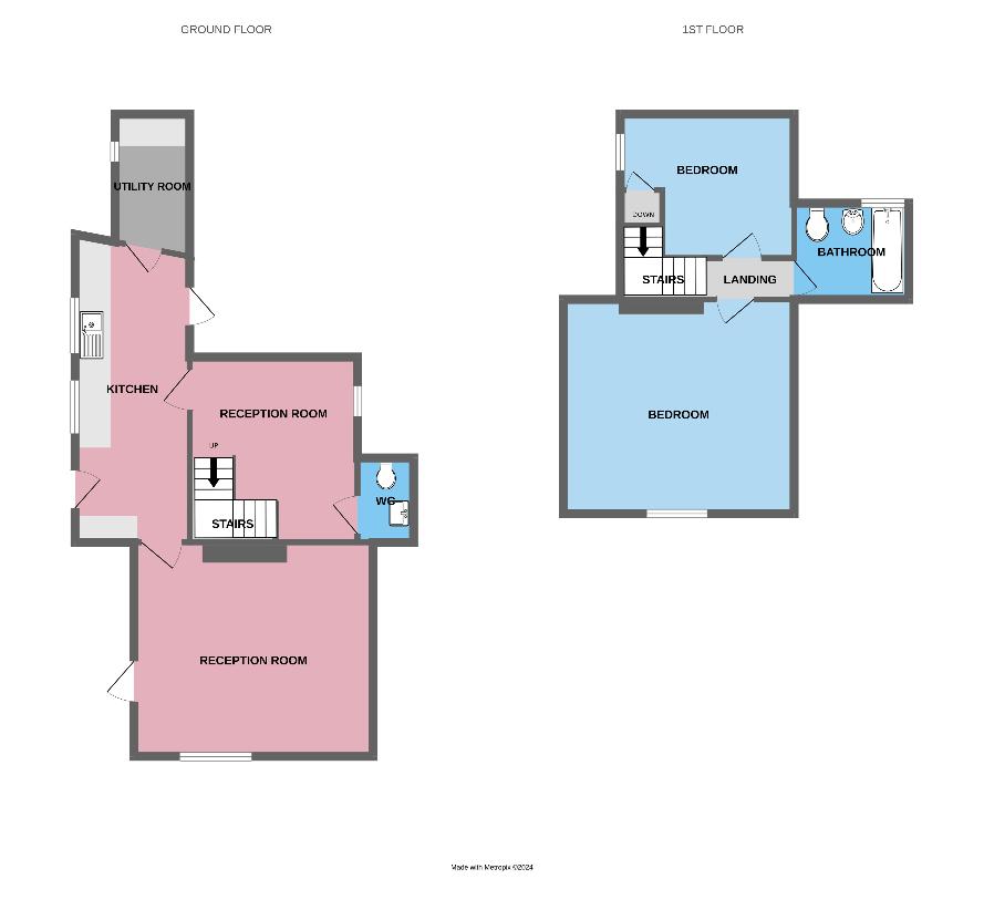 2 bedroom property for sale - floorplan