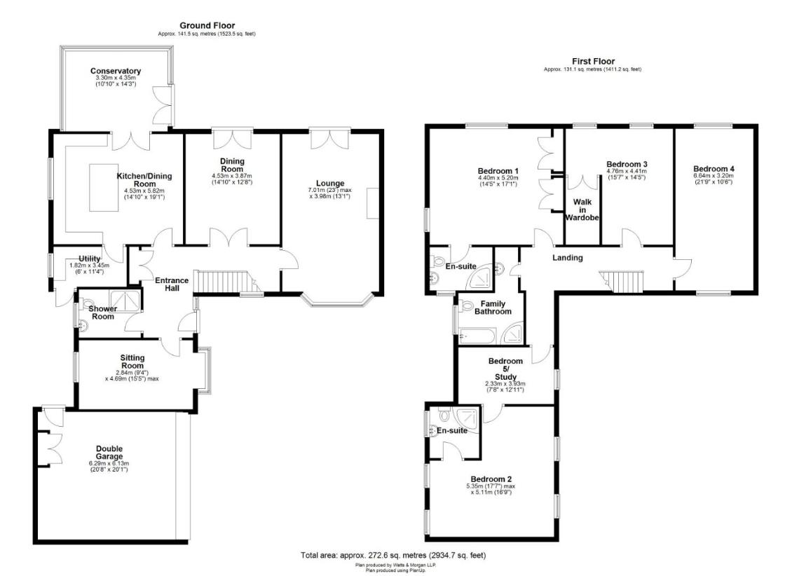 4 bedroom detached house for sale - floorplan