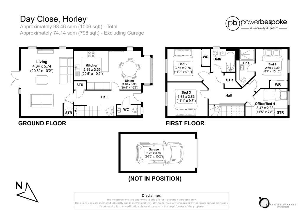 4 bedroom house for sale - floorplan