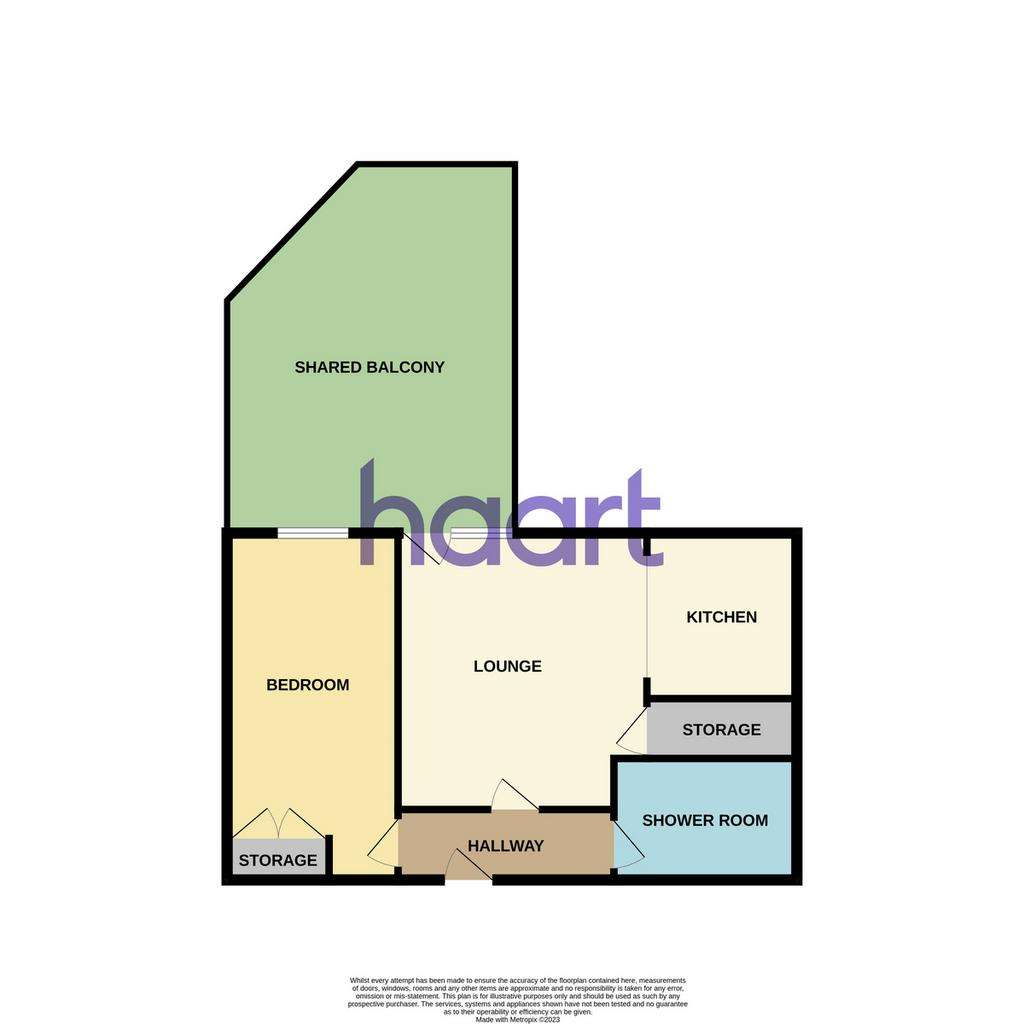 1 bedroom flat for sale - floorplan