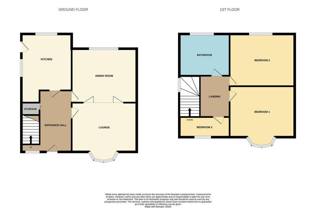 3 bedroom semi-detached house for sale - floorplan