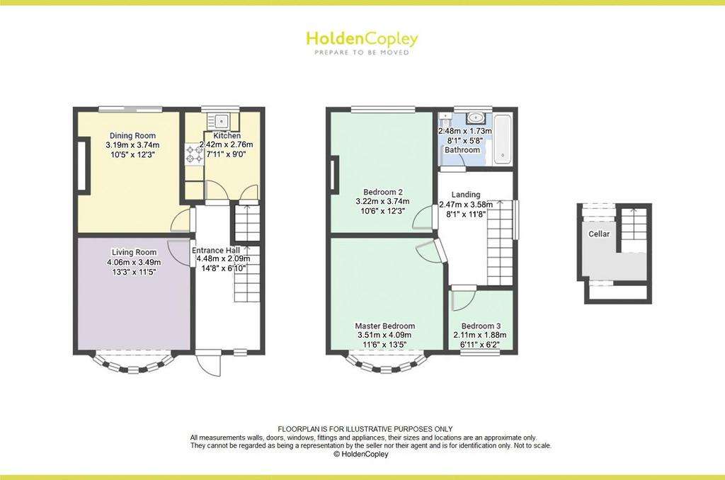 3 bedroom detached house for sale - floorplan