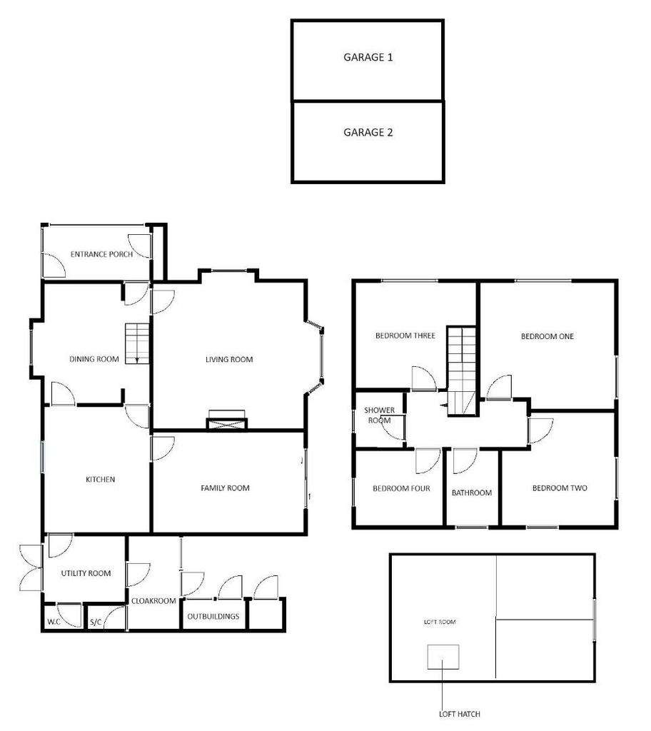 4 bedroom detached house for sale - floorplan