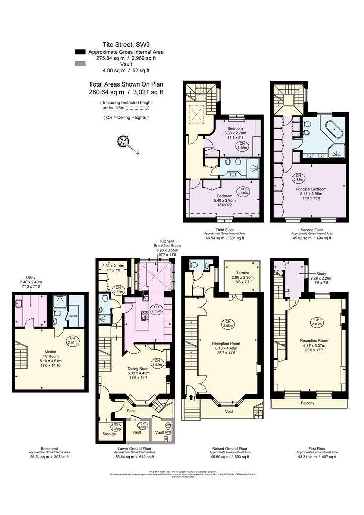 4 bedroom terraced house for sale - floorplan