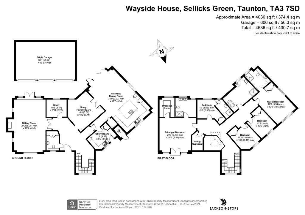 5 bedroom detached house for sale - floorplan