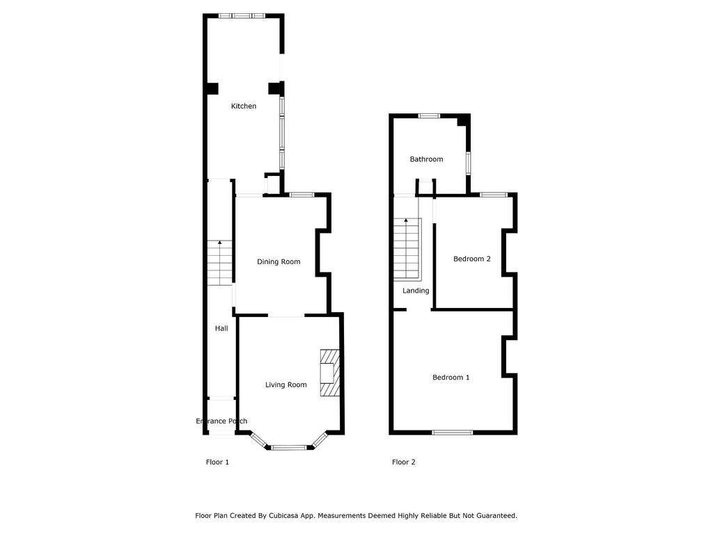 2 bedroom cottage for sale - floorplan