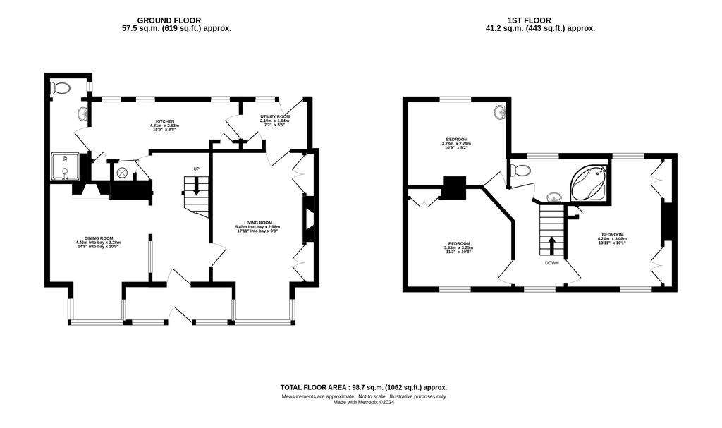 3 bedroom detached house for sale - floorplan