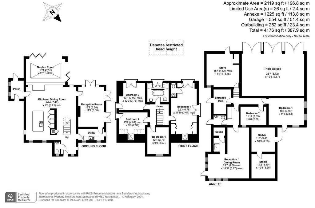 6 bedroom detached house for sale - floorplan