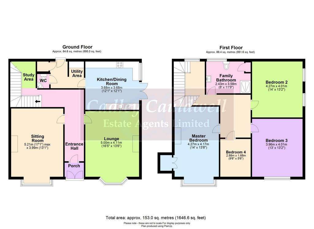 4 bedroom semi-detached house for sale - floorplan