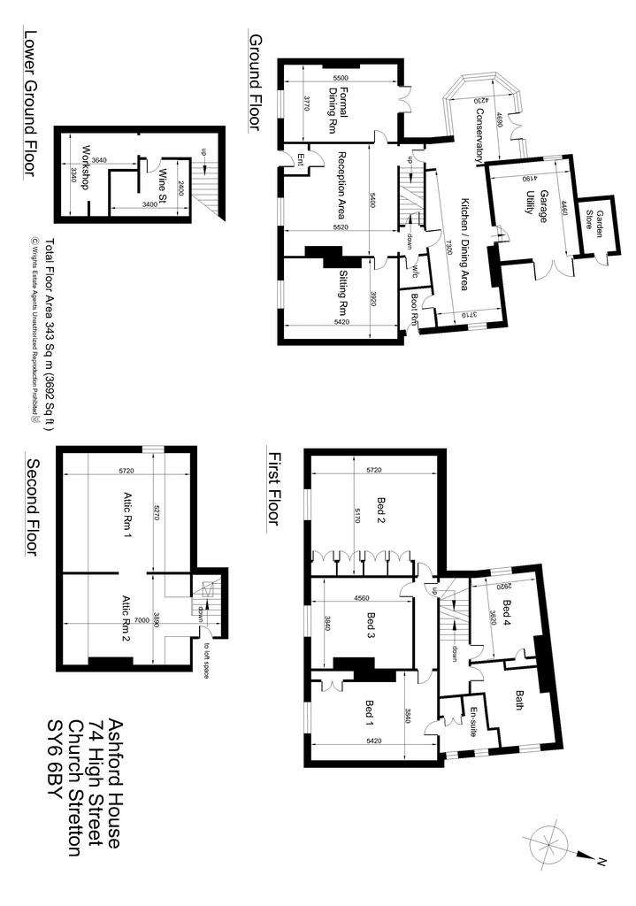 4 bedroom detached house for sale - floorplan