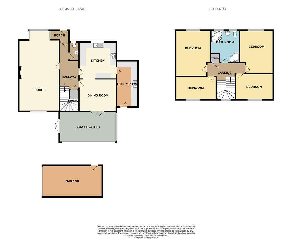 4 bedroom detached house for sale - floorplan