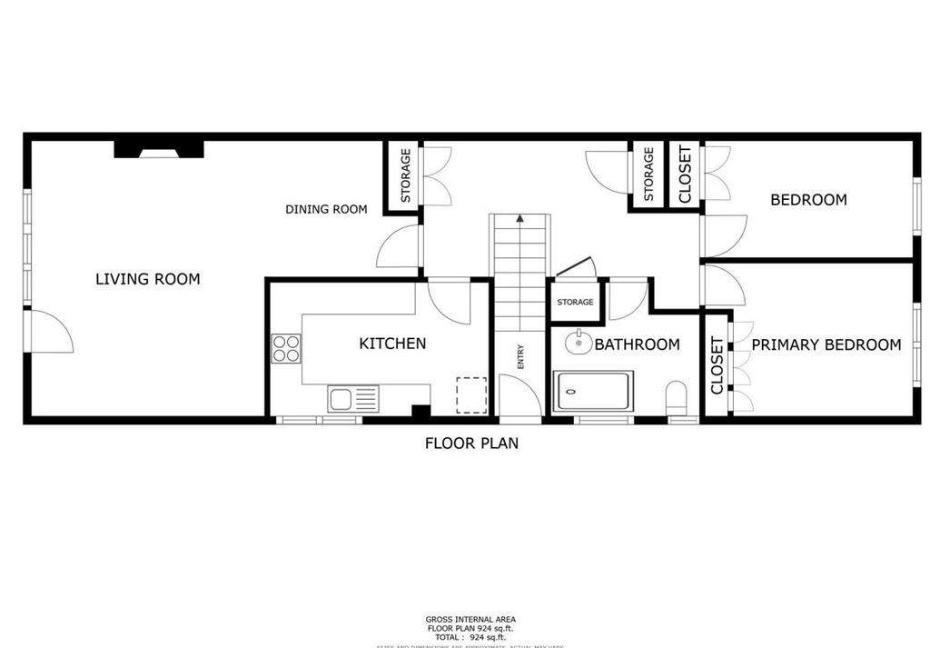 2 bedroom maisonette for sale - floorplan