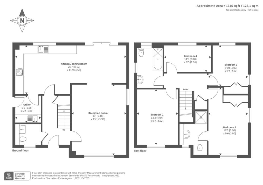 4 bedroom detached house for sale - floorplan