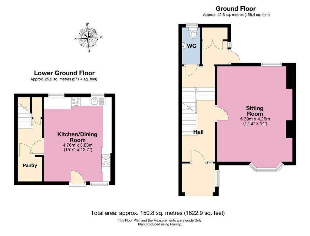 3 bedroom town house for sale - floorplan