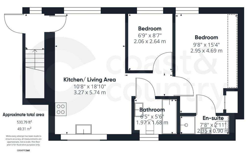 2 bedroom flat for sale - floorplan