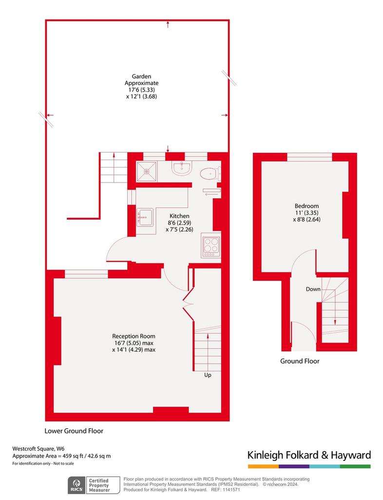 1 bedroom flat for sale - floorplan