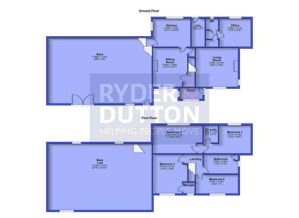 4 bedroom detached house for sale - floorplan