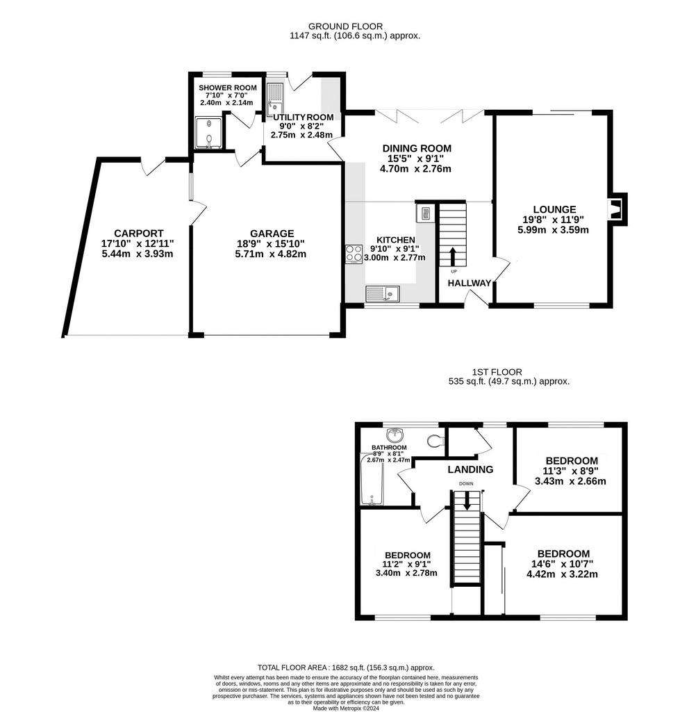 3 bedroom detached house for sale - floorplan