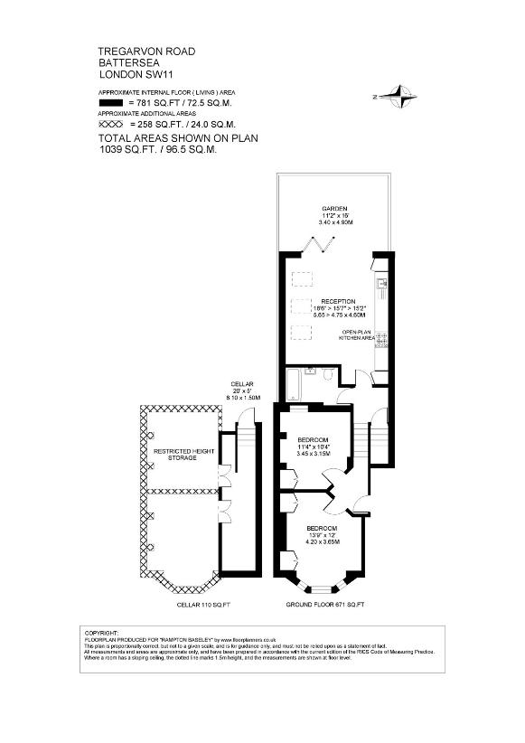 2 bedroom flat for sale - floorplan