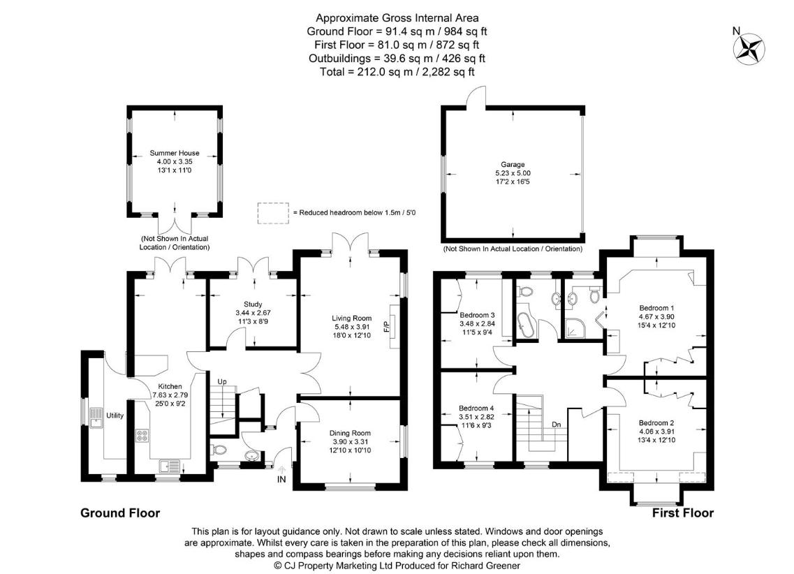 4 bedroom detached house for sale - floorplan