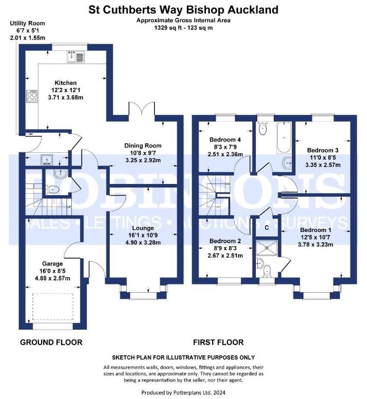 4 bedroom detached house for sale - floorplan