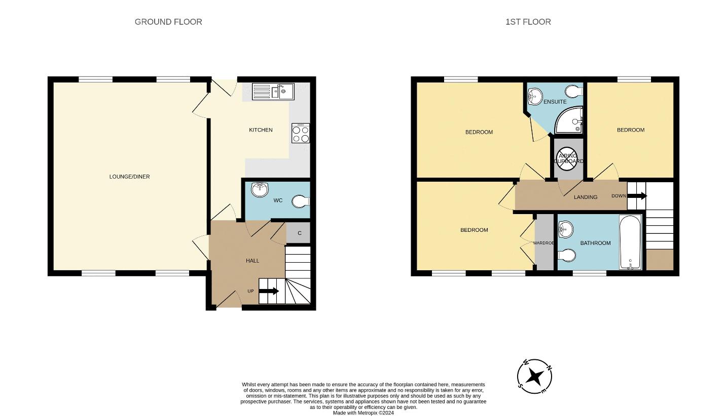 3 bedroom detached house for sale - floorplan