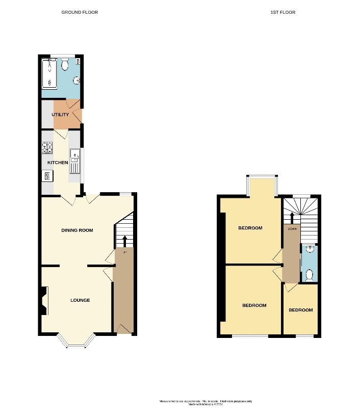 3 bedroom detached house for sale - floorplan