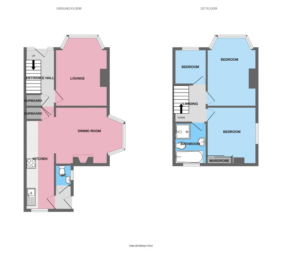 3 bedroom property for sale - floorplan