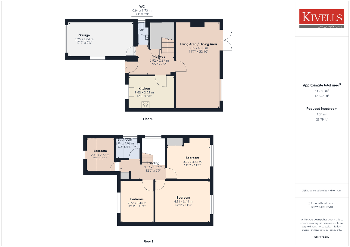 4 bedroom property for sale - floorplan