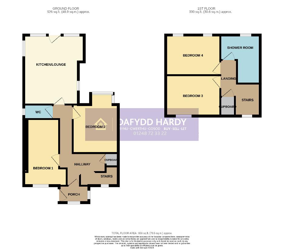 4 bedroom property for sale - floorplan