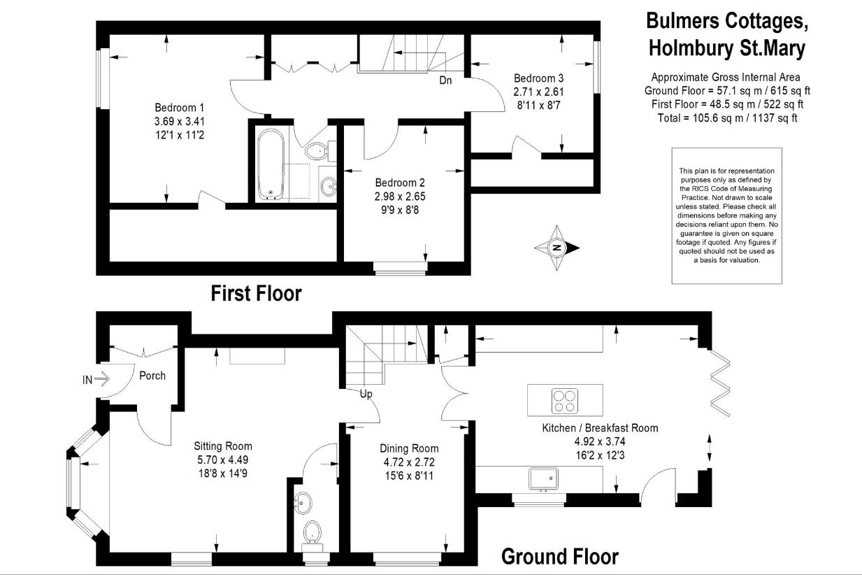 3 bedroom detached house for sale - floorplan