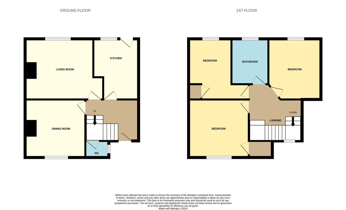 3 bedroom property for sale - floorplan