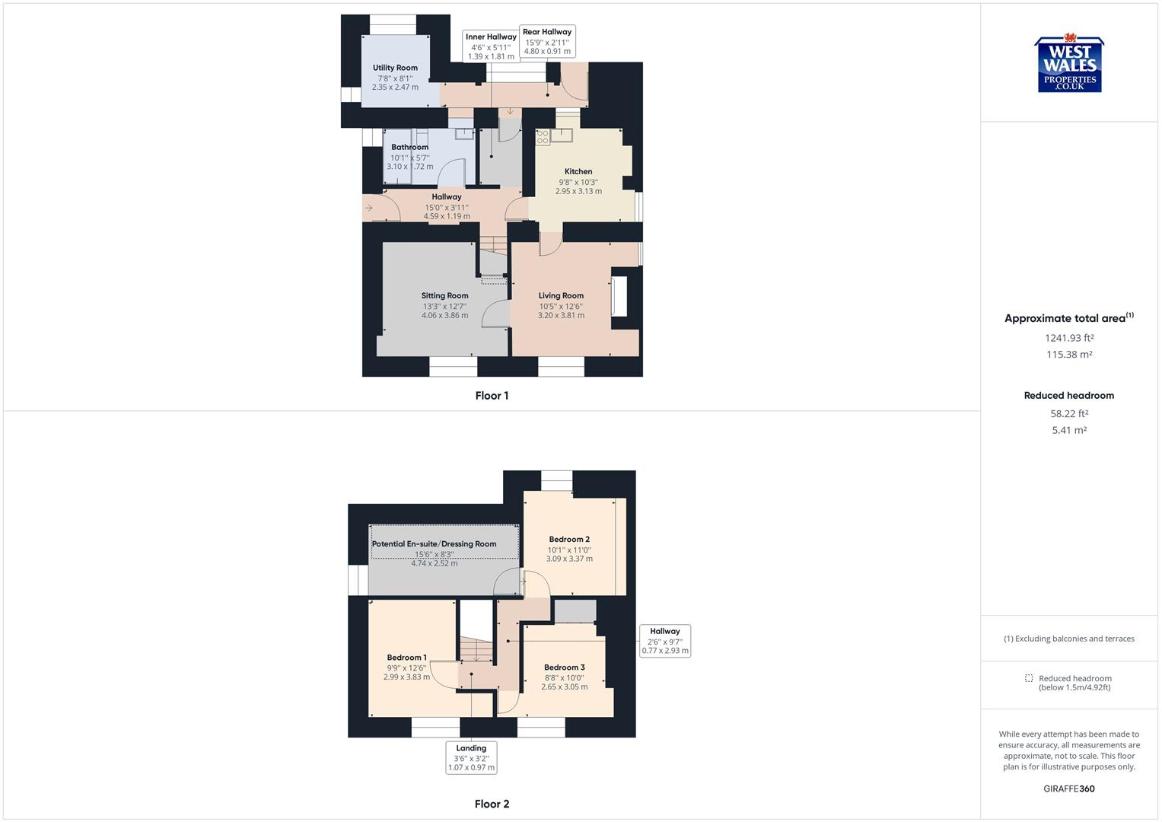 3 bedroom detached house for sale - floorplan